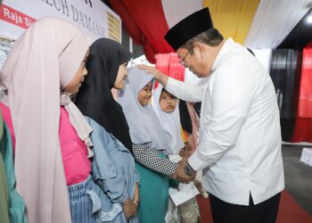 Ungkapan Rasa Syukur HUT Pematangsiantar 154, Wesly Santuni Anak Yatim