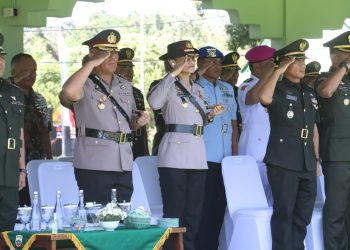 Sinergi TNI-Polri Menguat, Kapolres Simalungun Hadiri Pelantikan 595 Bintara Infanteri Rindam I/BB