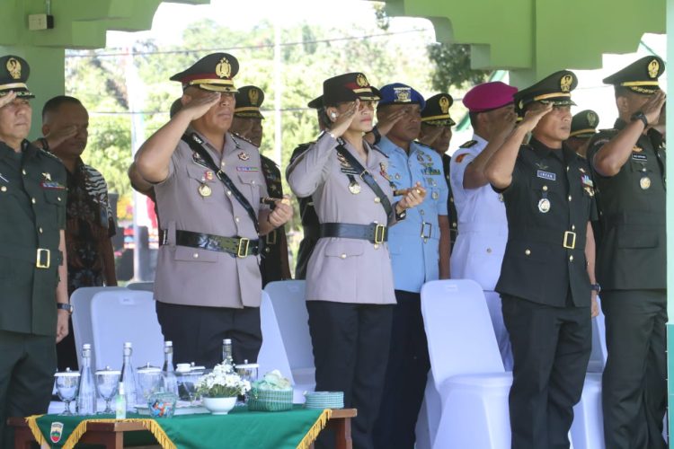 Sinergi TNI-Polri Menguat, Kapolres Simalungun Hadiri Pelantikan 595 Bintara Infanteri Rindam I/BB