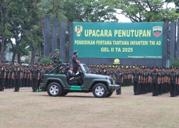 2.912 Siswa Dikmata Infanteri TNI AD Dilantik di Pematangsiantar