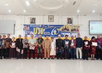 Peringati 60 Tahun Berdiri, Universitas Simalungun Kukuhkan Enam Profesor Baru