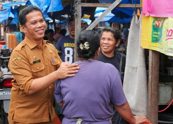 Sekda Junaedi Jalin Komunikasi Hati ke Hati, Relokasi Pedagang Pasar Horas Berjalan Damai