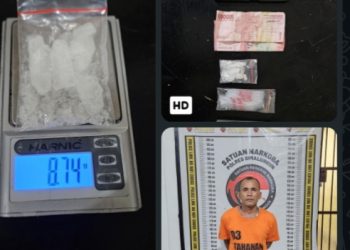 Berkat Laporan Warga, Sat Narkoba Simalungun Tangkap Bandar Sabu dan Sita 8,74 Gram