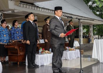 Diguyur Hujan, Peringatan Hari Kesaktian Pancasila di Siantar Berlangsung Khidmat