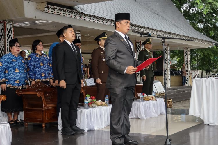 Diguyur Hujan, Peringatan Hari Kesaktian Pancasila di Siantar Berlangsung Khidmat