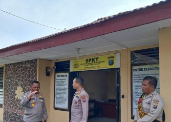 Cek Kesiapsiagaan, Kapolres Simalungun Datangi Polsek Pagi Buta