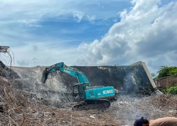 Progres Perobohan Gedung IV Pasar Horas Pematangsiantar Capai 35 Persen, Sempat Terkendala Kerusakan Alat Berat