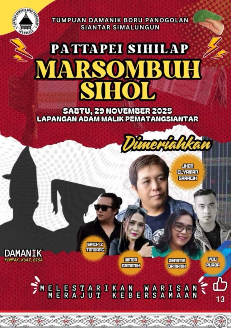 Panggung Budaya Akbar TDBP Siantar-Simalungun: Jhon Elyaman hingga Yogi Purba Siap Guncang Lapangan Adam Malik