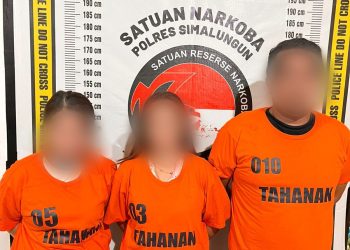 Sat Narkoba Polres Simalungun Ringkus Tiga Pengedar Ekstasi, 10 Pil Tengkorak Pink Disita
