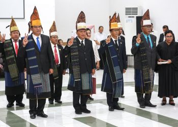 Sekda Lantik 20 Pejabat Tinggi Pratama, Hamzah Fanshuri Damanik Pimpin Dinas Pariwisata Pematangsiantar