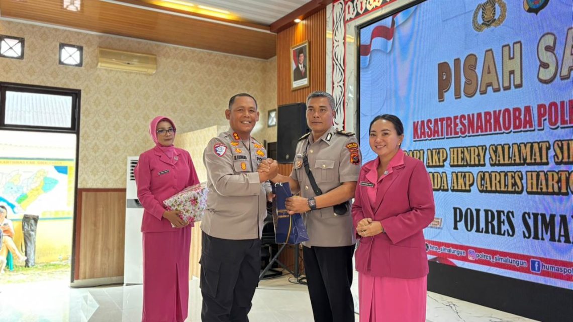 Kasat Narkoba Simalungun Berganti, Kini AKP Charles Hartono Nababan