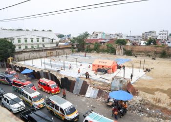 Pembangunan Kios Darurat Pasar Horas Ditarget Selesai sebelum Natal 2025