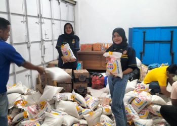 Karang Taruna Bandar Marsilam Kirim Bantuan Korban Bencana Tapteng