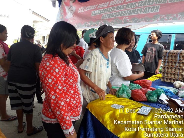 Pemko Pematangsiantar Buka Pasar Murah, Masyarakat Antusias