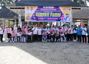 Wali Kota Pematangsiantar Wesly Silalahi SH MKn menghadiri acara Gebyar PORPI 2025 Kota Pematangsiantar