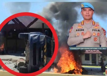 Polsek Muara Batang Gadis Dibakar Massa Buntut ‘Kaburnya’ Bandar Narkoba, KAM Sumut Millenial Desak Propam Periksa Kapolsek