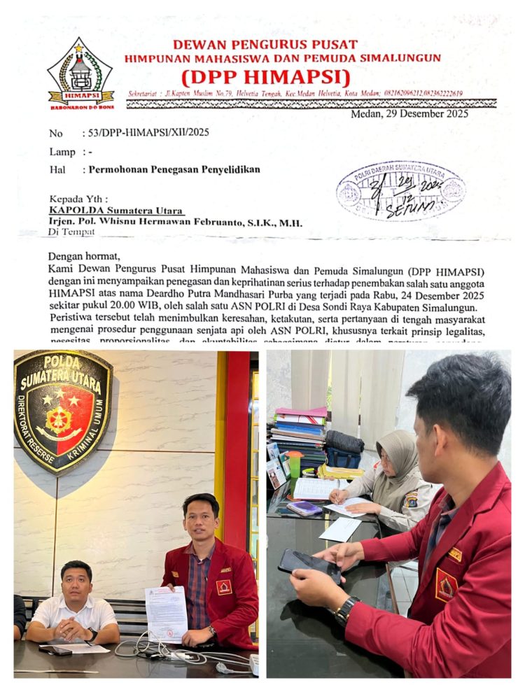 Kader Jadi Korban Penembakan, DPP HIMAPSI Desak Kapolda Sumut Tindak Tegas Oknum ASN Polri: “Hukum Pelaku atau Kami Unjuk Rasa!”