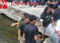 Wujud Cinta Alam, FE USI Gelar LKPM Tiga Hari di Tiga Ras, Diawali Tebar Ribuan Benih Ikan Nila di Danau Toba