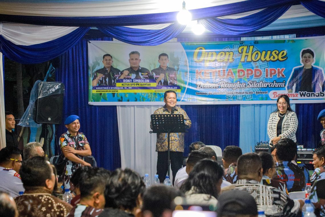 Wali Kota Didampingi Ketua TP PKK Pematangsiantar Menghadiri Acara Open House DPD IPK Kota Pematangsiantar