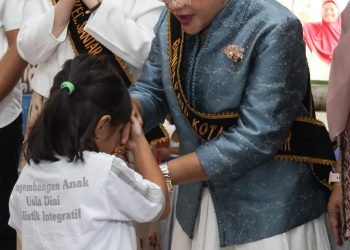 Ketua TP PKK Kota Pematangsiantar Kunjungi PAUD SAB Siantar Martoba