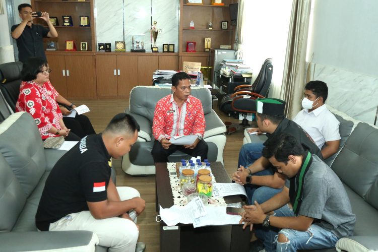 Sekda Kota Pematangsiantar Terimas Audiensi HMI
