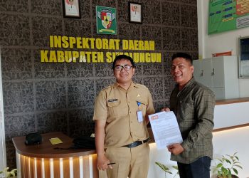 Resmi! JAMAN Silou Kahean Laporkan Dugaan Mark-Up Dana BUMNag Tinggi Raja ke Inspektorat Simalungun
