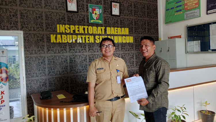 Resmi! JAMAN Silou Kahean Laporkan Dugaan Mark-Up Dana BUMNag Tinggi Raja ke Inspektorat Simalungun