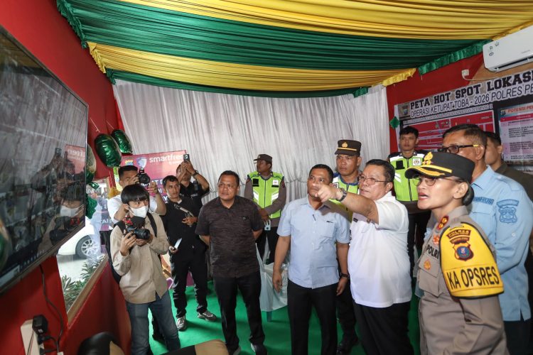 Pastikan Mudik Aman, Wali Kota Wesly Silalahi dan Forkopimda Tinjau Pos Pam & Beri Semangat Petugas