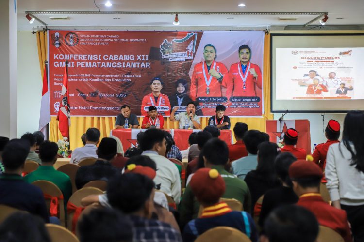 Buka Konfercab XII GMNI Pematangsiantar, Wali Kota Wesly Silalahi Ajak Mahasiswa Jadi Agen Perubahan yang Solutif