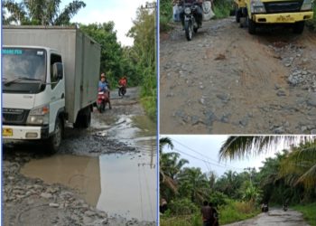 Akses Menuju Wisata Tinggi Raja Rusak Parah, Warga Silou Kahean Desak Pemkab Simalungun Segera Perbaiki Jalan
