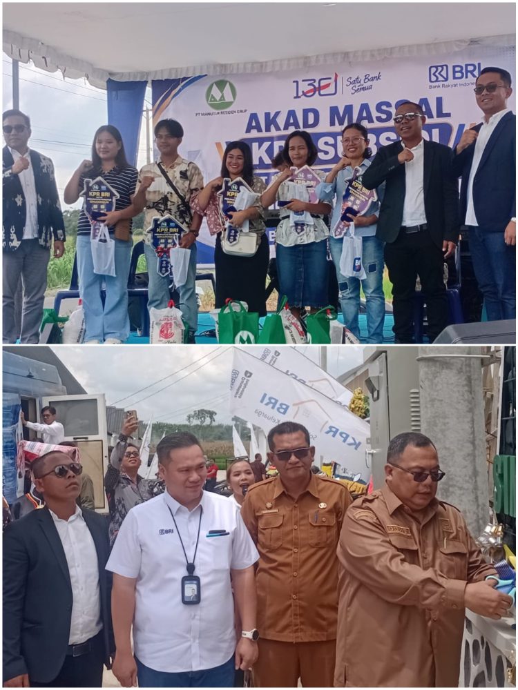 Dukung Program Pemerintah, PT Manutur Residen Group Sukses Gelar Akad Massal 61 Unit Rumah Subsidi di Siantar Marimbun