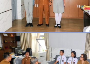 Glessias Damanik dan Aurel Nababan Utusan Terbaik Siantar Diberangkatkan Mengikuti Seleksi Paskibraka Tingkat Provinsi Sumut 2026