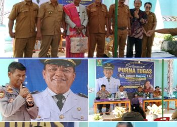 Sinergitas Tanpa Batas, Kapolsek Silou Kahean Hadiri Pelepasan Purna Tugas Camat Janopel Tanjung