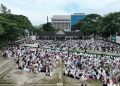 Ribuan Umat Muslim Padati Lapangan Adam Malik Ikuti Sholat Idul Adha 1447 H, Wali Kota Wesly Ajak Jaga Predikat Kota Toleran