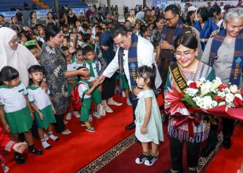 Penuh Haru dan Ceria, Kebersamaan Wali Kota dan Bunda PAUD Siantar Lepas Ratusan Murid PAUD-SAB