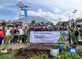 Wujud Nyata Kepedulian Lingkungan, BPR Buana Agribisnis Hijaukan Taman Kota Saribudolok