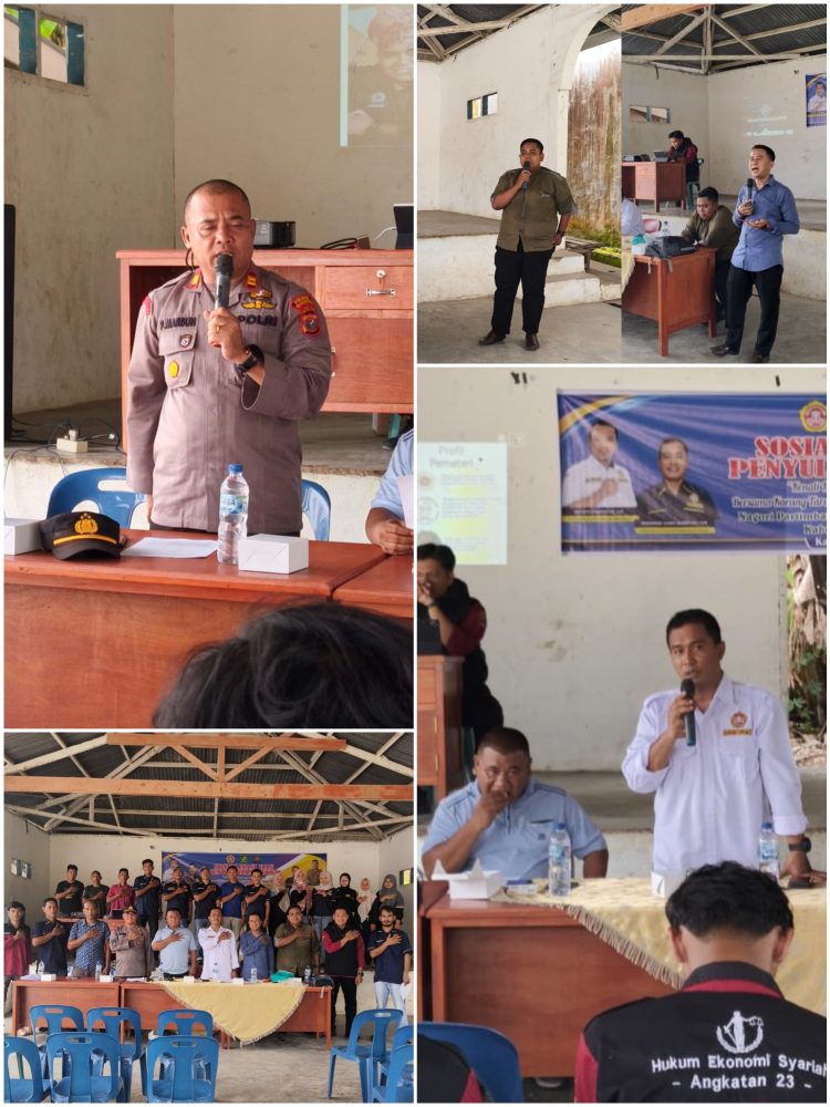 Sinergi Pemuda dan Aparat, Karang Taruna Bandar Masilam Edukasi Warga Tolak Tindak Pencurian