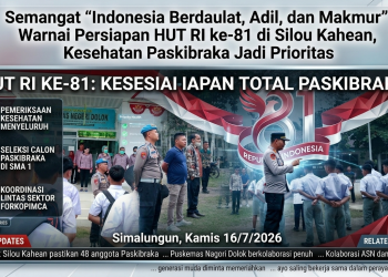 Semangat “Indonesia Berdaulat, Adil, dan Makmur” Warnai Persiapan HUT RI ke-81 di Silou Kahean, Kesehatan Paskibraka Jadi Prioritas