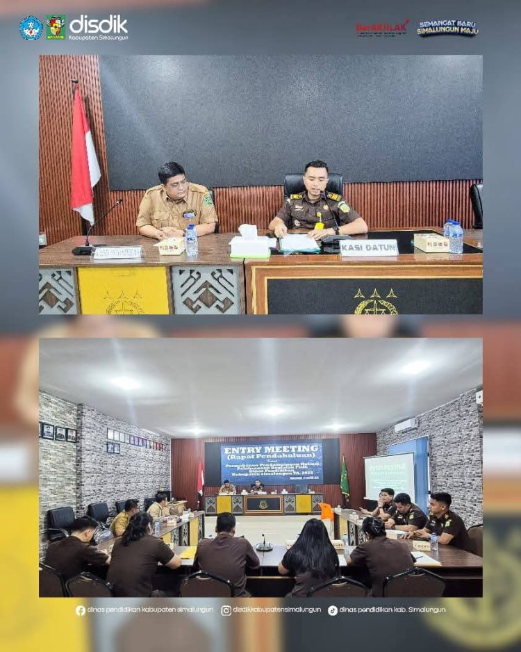 Kawal Pembangunan Sekolah, Disdik Simalungun Gandeng Kejari Lakukan Pendampingan Hukum