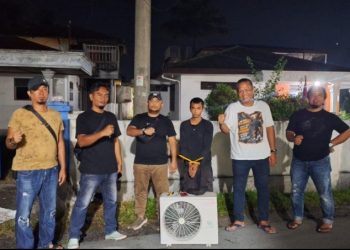 Apes! Asyik Bongkar AC Rumah Kosong, “Iwan Batak” Diringkus Tim Patroli Polres Simalungun