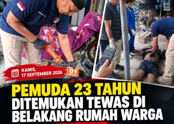 Pemuda 23 Tahun Ditemukan Tewas Telungkup di Belakang Rumah Warga di Marihat Bandar