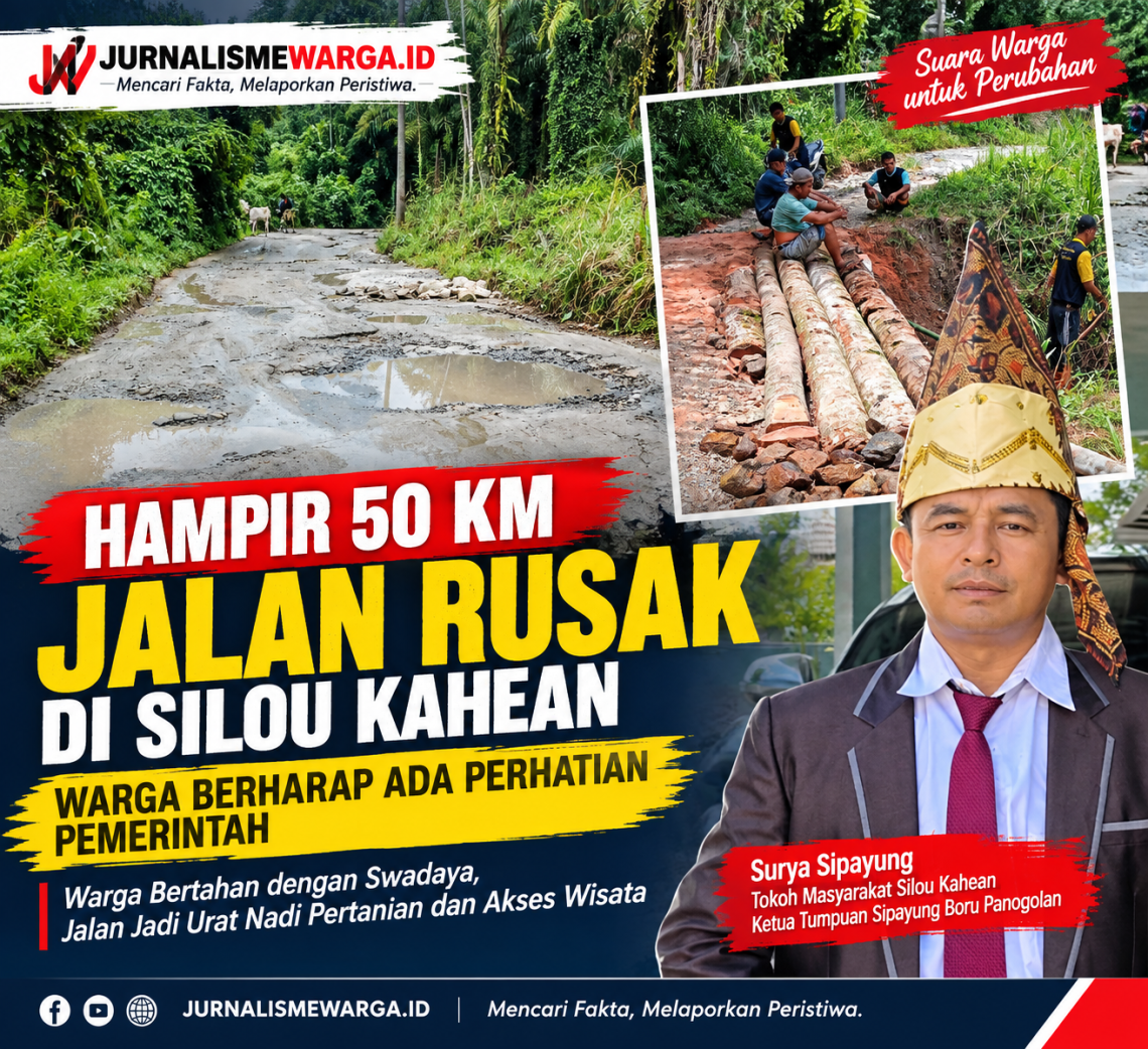 Hampir 50 Kilometer Jalan Rusak di Silou Kahean, Warga Berharap Ada Perhatian Pemerintah