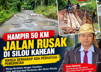 Hampir 50 Kilometer Jalan Rusak di Silou Kahean, Warga Berharap Ada Perhatian Pemerintah