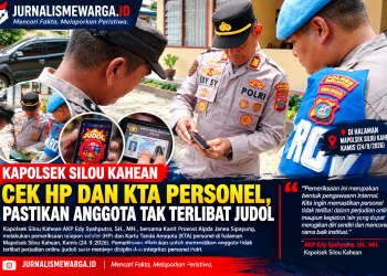 Kapolsek Silou Kahean Cek HP dan KTA Personel, Pastikan Anggota Tak Terlibat Judol